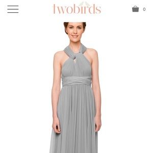 Two Birds Tulle Convertible Bridesmaid Dress